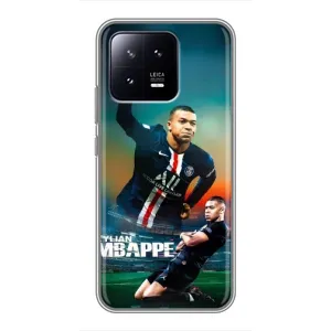 Чехол (TPU) с Футболистом на Xiaomi 13 (MBAPPE)