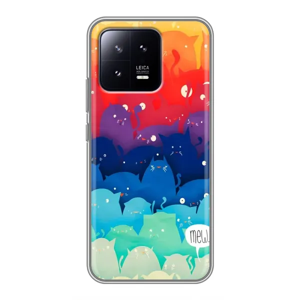 Чехол с рисунком «Mew» для Xiaomi 13