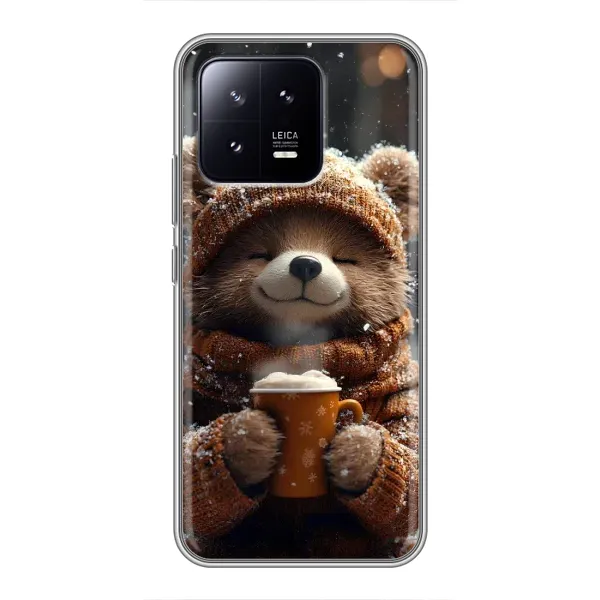 Чехол с рисунком «Медвежонок с кофе» для Xiaomi 13 Чехол с рисунком «Медвежонок с кофе» для Xiaomi 13