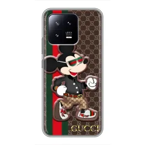 Чехлы Бренд GUCCI для Xiaomi 13 (Маус Гуччи)