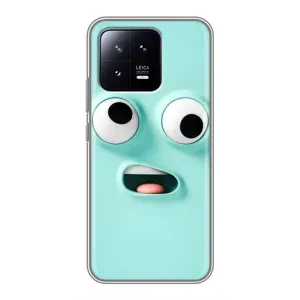 Чохли (ТПУ) (смішні стікери) для Xiaomi 13 (Кумедне м'ятне обличчя)