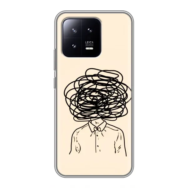 Чехол с рисунком «Мысли» для Xiaomi 13 Чехол с рисунком «Мысли» для Xiaomi 13