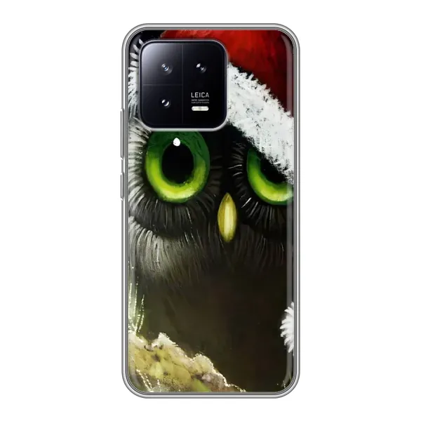 Чехол с рисунком «Новогодняя Сова» для Xiaomi 13 Чехол с рисунком «Новогодняя Сова» для Xiaomi 13