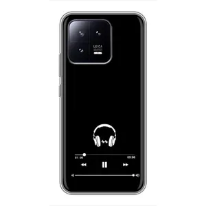 Чохол з картинками на чорному фоні для Xiaomi 13 (Плеєр)