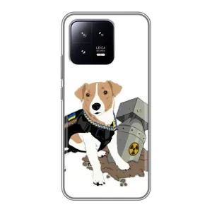 Чехол с принтом Собаки Патрон для Xiaomi 13 (Пёс Патрон с ракетой)