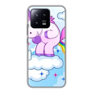 Чохол Unicorn на Xiaomi 13 (Веселка Єдиноріга)