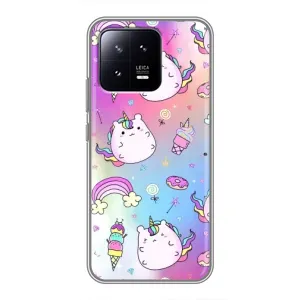 Чохол Unicorn на Xiaomi 13 (Веселка і Єдинорог)
