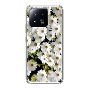 Чехол с ромашками на Xiaomi 13 (Рамка в ромашках)