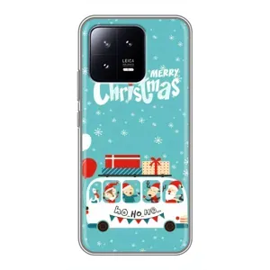 Силиконовый бампер на рождество для Xiaomi 13 (Рождественское настроение)