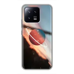 Чохол (ТПУ) з планетами на Xiaomi 13 (Сатурн)