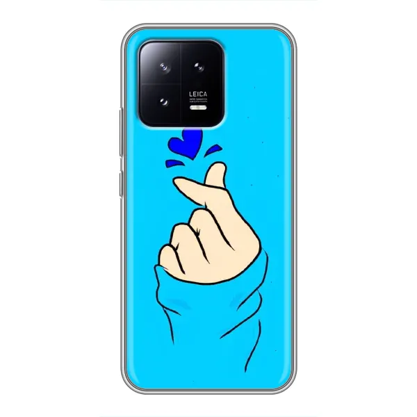 Чехол с рисунком «Сердце на синем» для Xiaomi 13 Чехол с рисунком «Сердце на синем» для Xiaomi 13