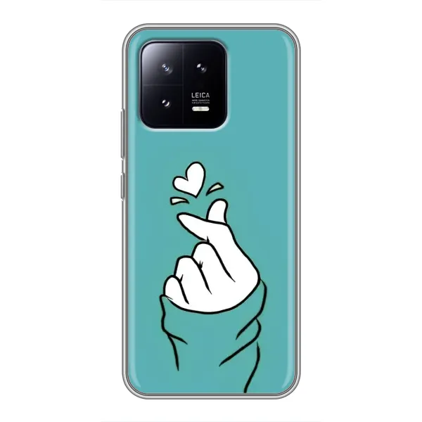 Чехол с рисунком «Сердечко на бирюзовом» для Xiaomi 13 Чехол с рисунком «Сердечко на бирюзовом» для Xiaomi 13