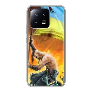 Чехол с картинкой (Патриотический КОЗАК) на Xiaomi 13 (Сильный Козак)