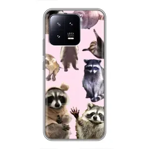 Силіконовий Чохол з Энотами на Xiaomi 13 (Смішні Єноти)