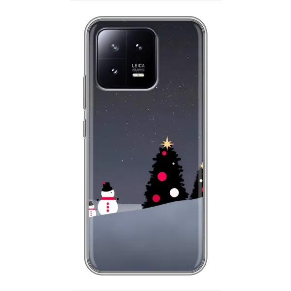 Чехол с рисунком «Снеговички» для Xiaomi 13 Чехол с рисунком «Снеговички» для Xiaomi 13