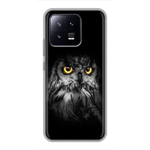 Чохли з принтом СОВИ для Xiaomi 13 (Сова на чорному)