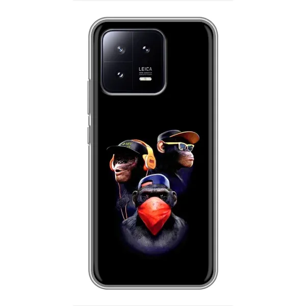 Чехол с рисунком «Три обезьяны» для Xiaomi 13 Чехол с рисунком «Три обезьяны» для Xiaomi 13