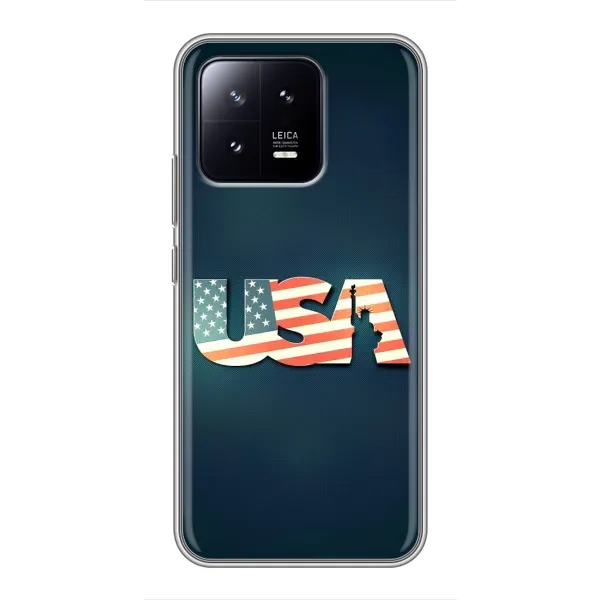 Чехол с рисунком «USA» для Xiaomi 13 Чехол с рисунком «USA» для Xiaomi 13
