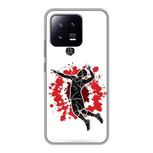 Чехлы с принтом Спортивная тематика для Xiaomi 13 (Волейболист)