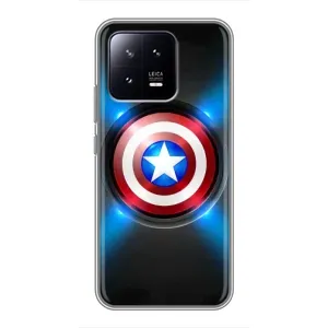 Чехол с Щитом Капитана Америки на Xiaomi 13 (Яркий Щит Капитана)
