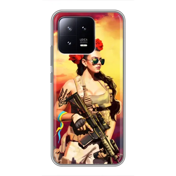 Чехол с рисунком «Женщина солдат» для Xiaomi 13 Чехол с рисунком «Женщина солдат» для Xiaomi 13