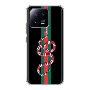 Чехлы Бренд GUCCI для Xiaomi 13 (Змей Гуччи)