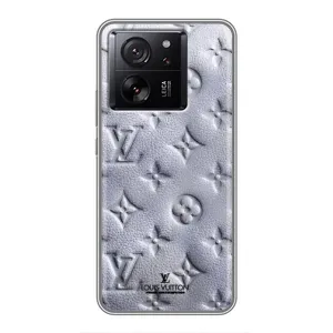 Текстурний Чохол Louis Vuitton для Сяомі 13Т Про (Білий ЛВ)