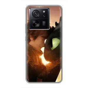 Чехол дракон Беззубик для Xiaomi 13T Pro (Беззубик и Иккинг)