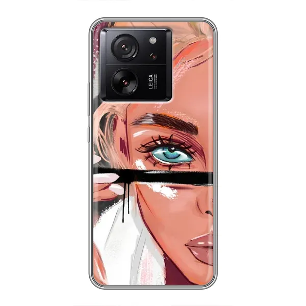 Чехол с рисунком «Девушка и ресницы» для Xiaomi 13T Pro Чехол с рисунком «Девушка и ресницы» для Xiaomi 13T Pro