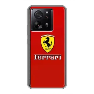 Силіконовий бампер з картинкою машини на Xiaomi 13T Pro (Ferrari Logo)