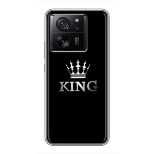 Чехол (Корона на чёрном фоне) для Сяоми 13Т Про (KING)