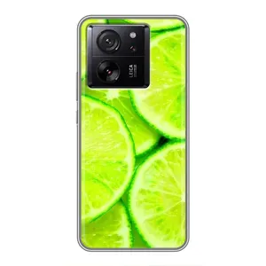 Чехол с изображением вкусной еды для Xiaomi 13T Pro (Лайм)