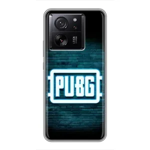 Чохол (TPU) з картинкою "Лого Пабг" на Сяомі 13Т Про (Лого PUBG)