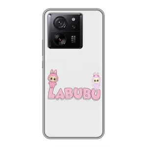 Чехол с принтом Лабубу для Xiaomi 13T Pro (Логотип Лабубу)