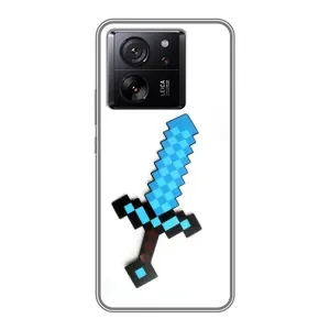 Чохли для Xiaomi 13T Pro (Персонажі МайнКрафт) (Меч)