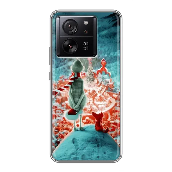 Чехол с рисунком «Новогодний Гринч» для Xiaomi 13T Pro Чехол с рисунком «Новогодний Гринч» для Xiaomi 13T Pro