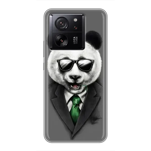 Чехол с рисунком «Панда в очках» для Xiaomi 13T Pro Чехол с рисунком «Панда в очках» для Xiaomi 13T Pro