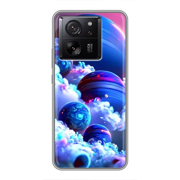 Чехол с рисунком «Синие планеты» для Xiaomi 13T Pro Чехол с рисунком «Синие планеты» для Xiaomi 13T Pro