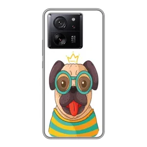 Бампер для Xiaomi 13T Pro з картинкою "Песики" (Собака Король)