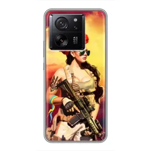 ЗСУ Чехлы (TPU) для Xiaomi 13T Pro (Женщина солдат)