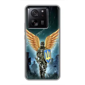 Патриотический Чехол для Xiaomi 13T Pro (ЗСУ з крильями)