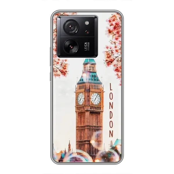 Чехол с рисунком «Часы Лондон» для Xiaomi 13T