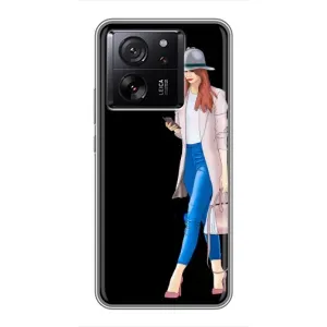 Чехол с картинкой Модные Девчонки Xiaomi 13T (Девушка со смартфоном)