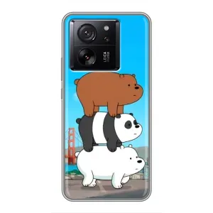 Чехлы с Пандами на Xiaomi 13T (Друзья)