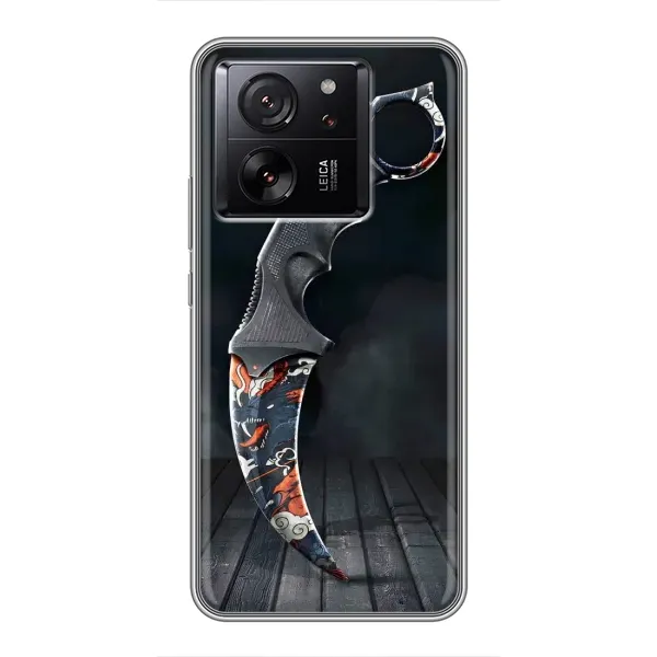 Чехол с рисунком «Кинжал КС ГО» для Xiaomi 13T Чехол с рисунком «Кинжал КС ГО» для Xiaomi 13T