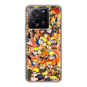 Чехлы с принтом Наруто на Xiaomi 13T (Коллаж Наруто)