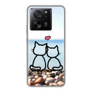 Силіконові Чохли Коханій людині для Xiaomi 13T (Котейки)