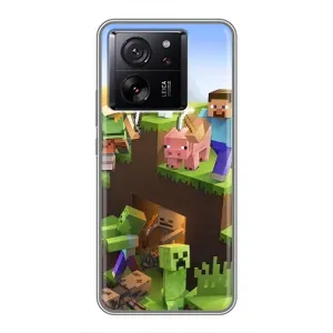 Чехлы для Xiaomi 13T (Персонажи Майн Крафт) (Майн-крафт)