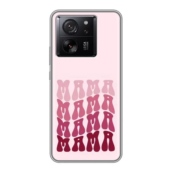 Чехол с рисунком «Надпись мама» для Xiaomi 13T Чехол с рисунком «Надпись мама» для Xiaomi 13T