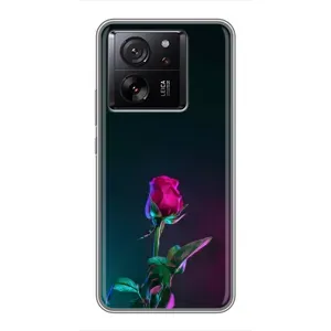 Чохли з принтом Троянд для Xiaomi 13T (Нічна троянда)